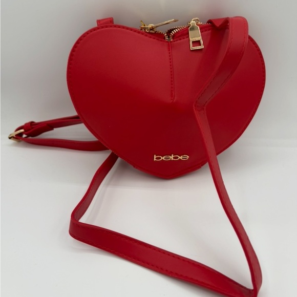 bebe Handbags - bebe Bold Red Heart Crossbody Bag – NWT